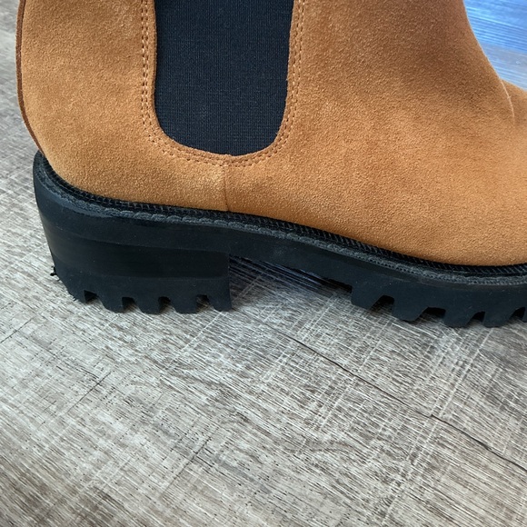 AEROSOLES Brown Suede Ankle Boots - Picture 6 of 8